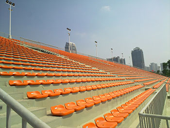 Guangzhou Asian Games venue Haixinsha stand
