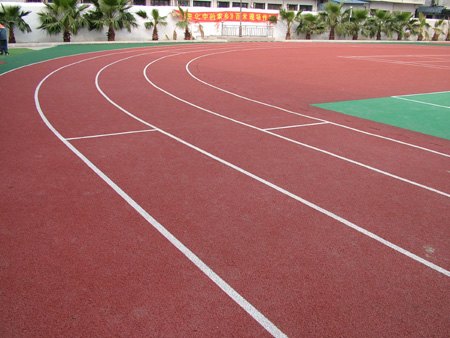 Silicon-PU paving system