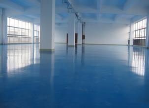 Epoxy mortar is flat on the floor