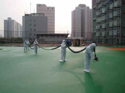 Polyurea elastic waterproof and protective material