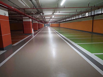 Garage/parking lot flooring